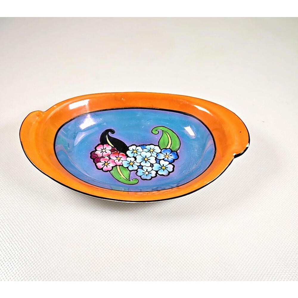 Vintage Lusterware  Trinket/Candy Dish Marked Made In Japan